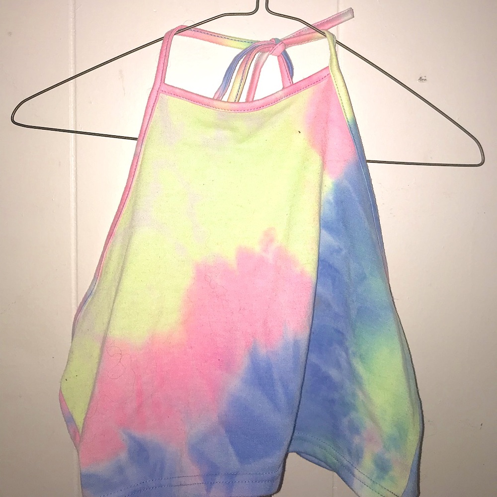 Tie dye halter top